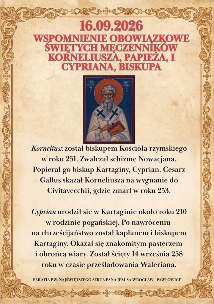  Parafia p.w. Najświętszego Serca Pana Jezusa we Wrocławiu-Pawłowicach